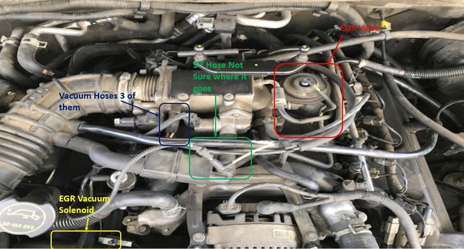 Diagram 4.6 Ford Engine Vacuum Lines