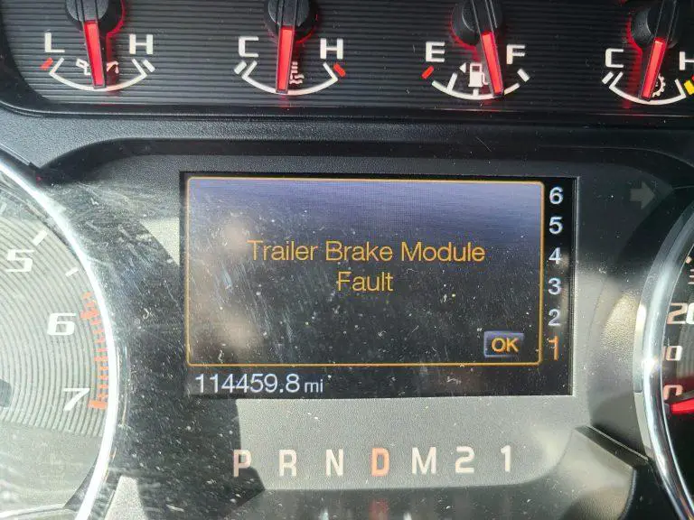 What Does Trailer Brake Module Fault Mean