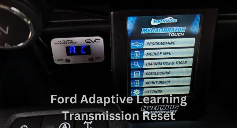 Ford Adaptive Learning Transmission Reset