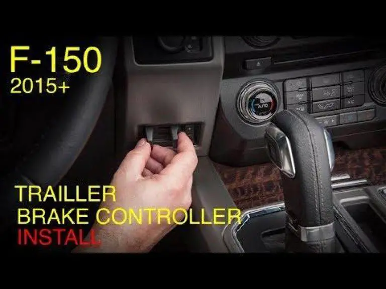 2019 F150 Trailer Brake Controller Activation