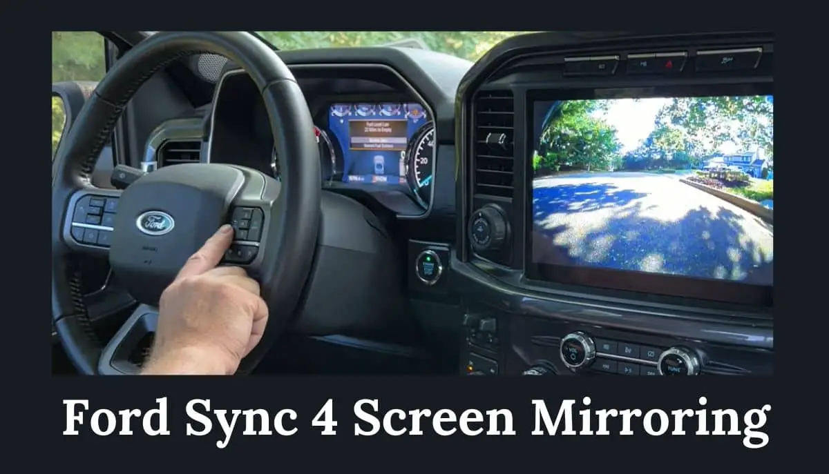Ford Sync 4 Screen Mirroring