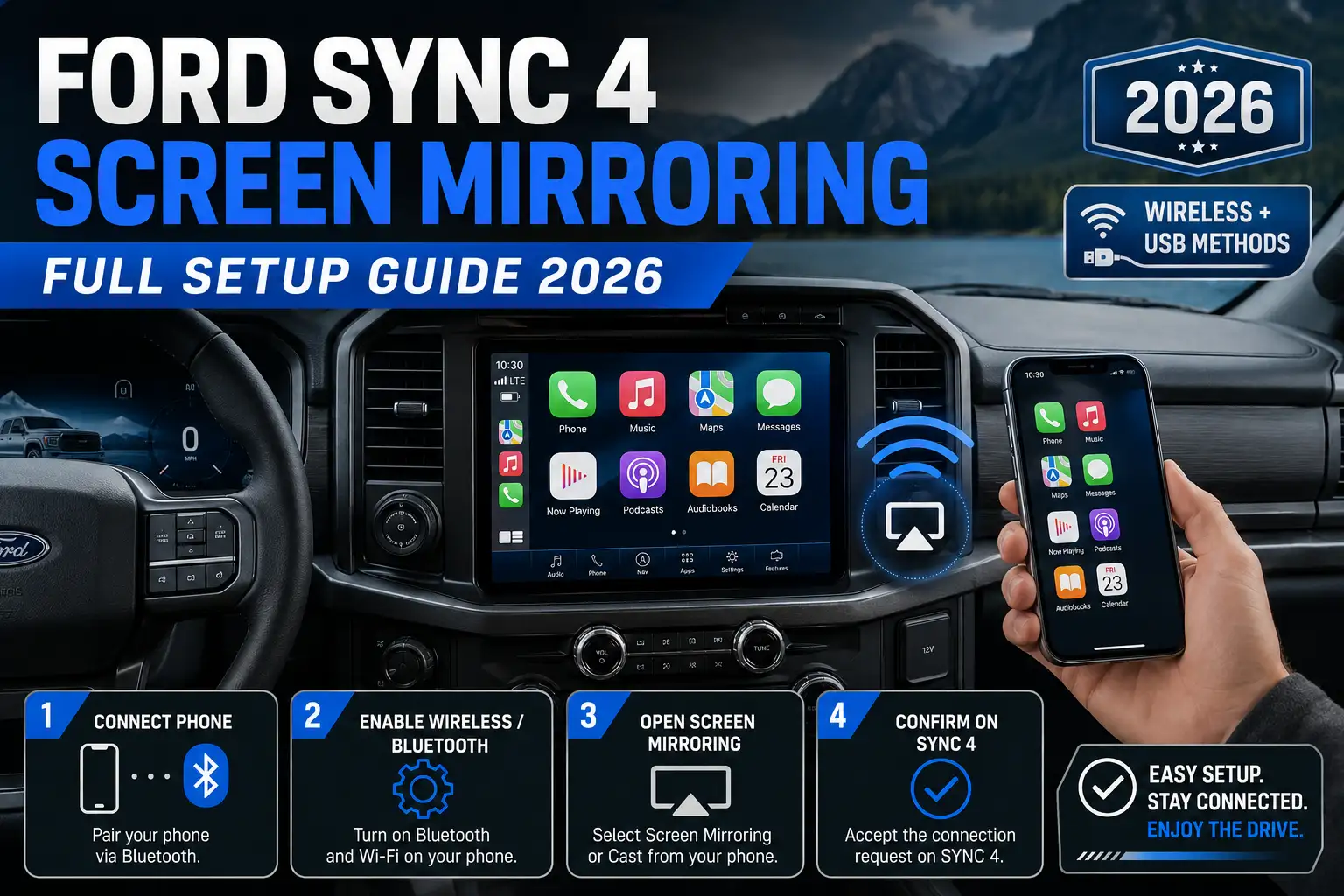 Ford Sync 4 Screen Mirroring: Full Setup Guide 2026