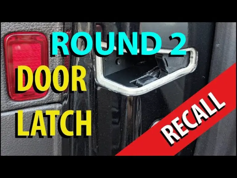 2013 Ford Escape Door Latch Recall