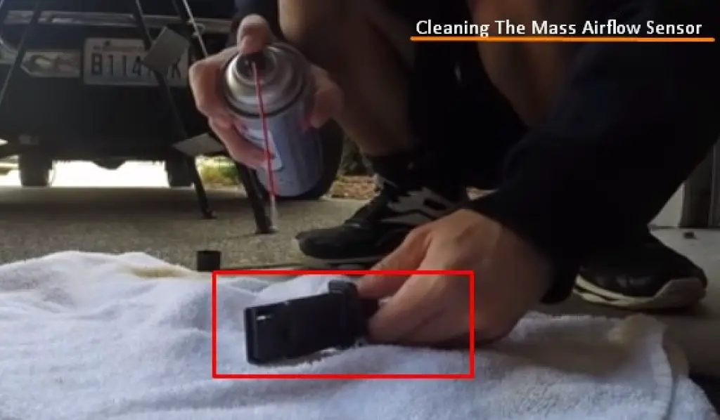 Cleaning the Ford F150 Mass Airflow Sensor