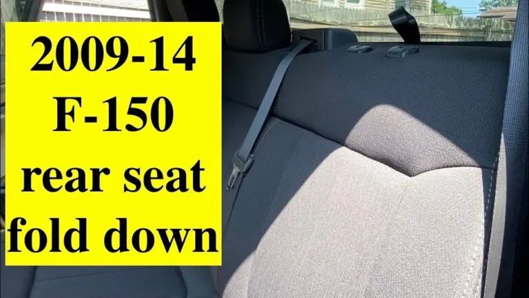 2012 F150 Rear Seat Fold down