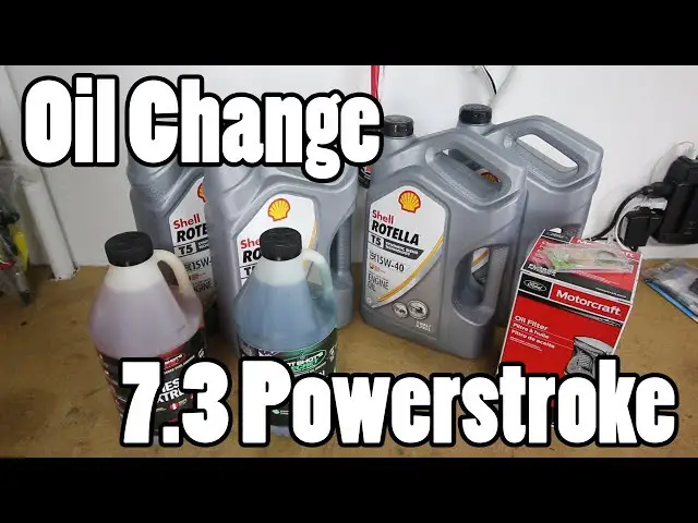 How Much Oil Does a 7.3 Powerstroke Take