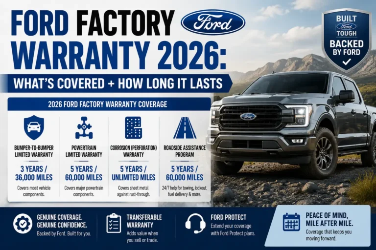 Ford Factory Warranty 2026: What's Covered + How Long It Lasts