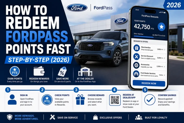 How To Redeem FordPass Points Fast: Step-By-Step (2026) 30 How To Redeem FordPass Points Fast: Step-By-Step (2026)