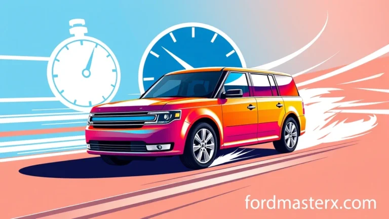 Ford Flex EcoBoost 0-60: Speed & Specs Uncovered