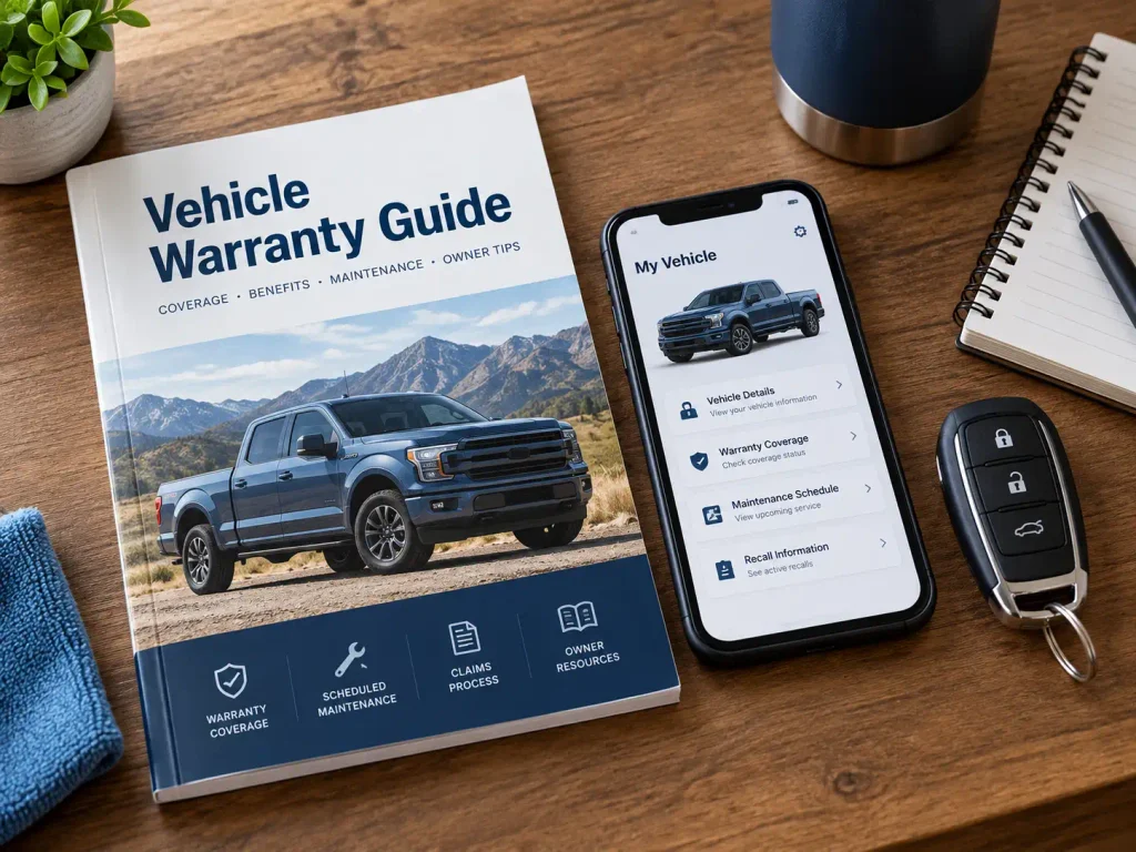 Checking Ford warranty coverage with the warranty guide and a phone