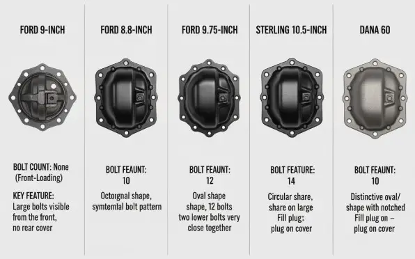 Differential Cover Comparison Chart