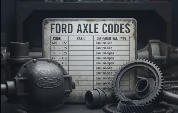 Ford axle code chart