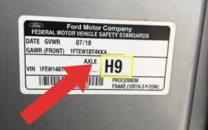 Ford Axle Code Chart: Decode Your Truck's Ratio & Type