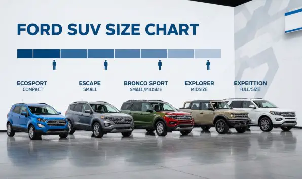 Ford SUV Size Chart