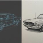 How to Draw a Ford Mustang
