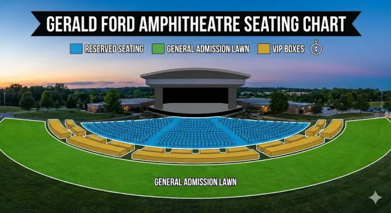 gerald ford amphitheater seating chart