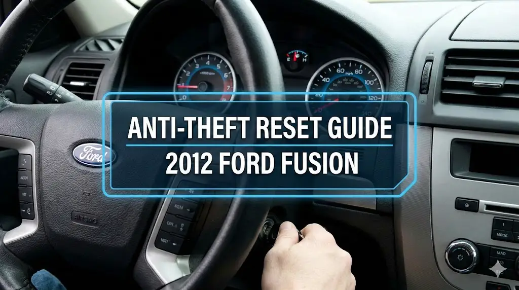 2012 Ford Fusion Anti-Theft Reset
