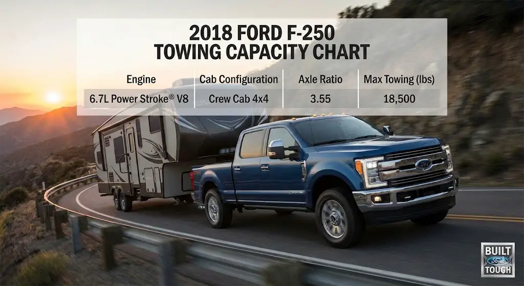 2018 Ford F-250 Towing Capacity Chart