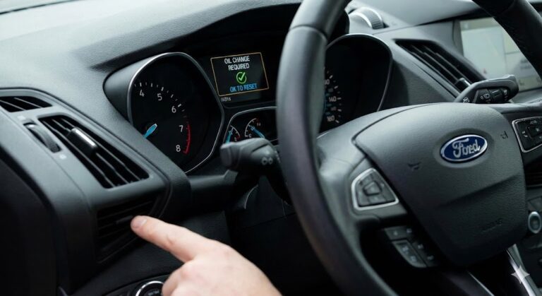 ford escape oil change reset