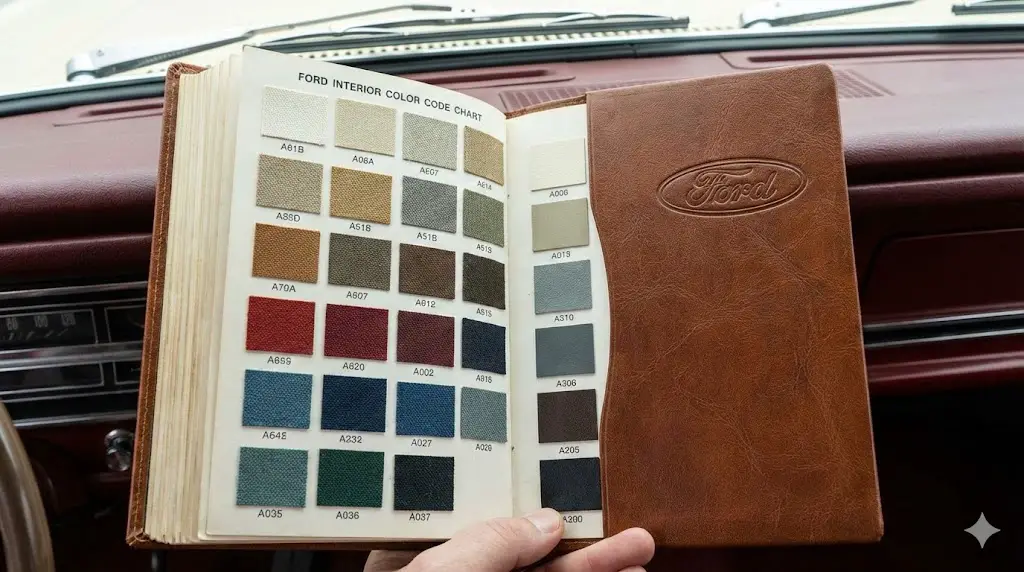 ford interior color code chart