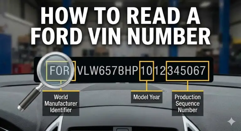 how to read a ford vin number