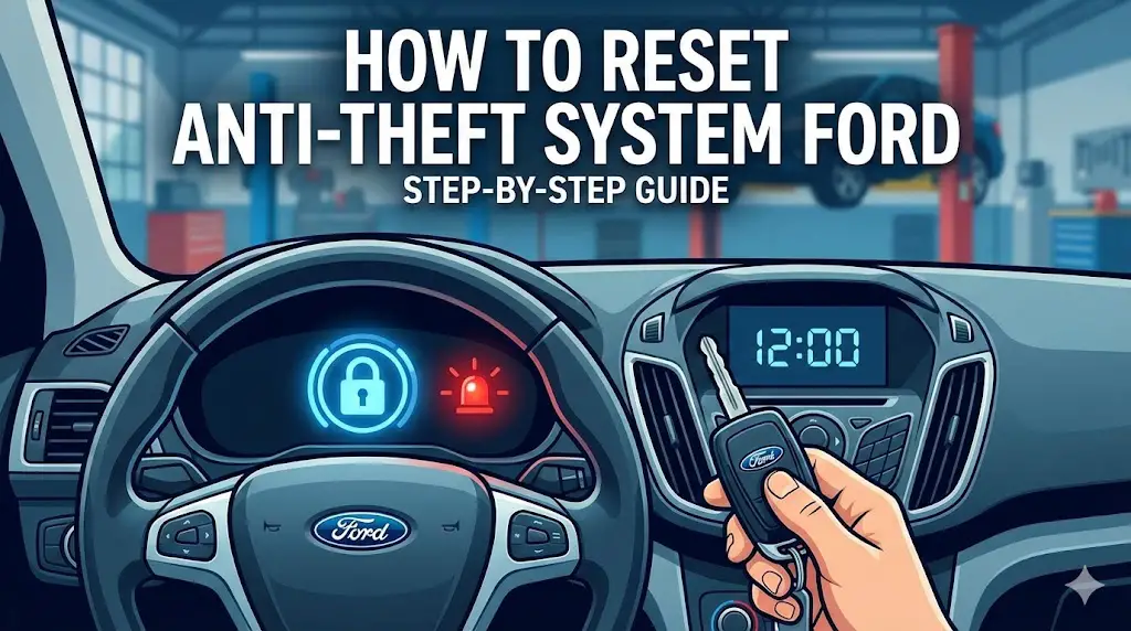 how to reset anti theft system ford