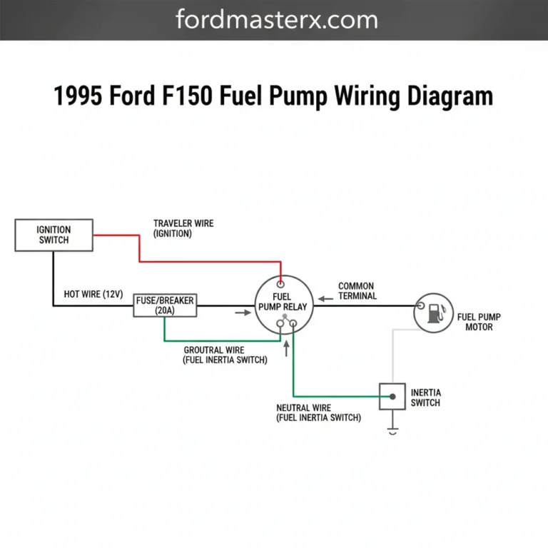 1995 ford f150 fuel pump wiring diagram diagram with labeled components and explanations