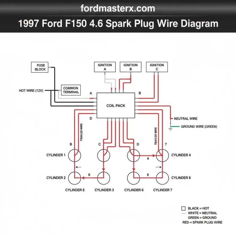 1997 ford f150 4.6 spark plug wire diagram diagram with labeled components and explanations