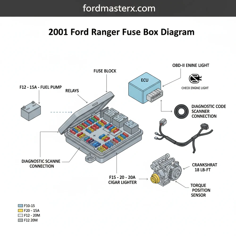 Ford Ranger Fuse Box Diagram: Identification Guide