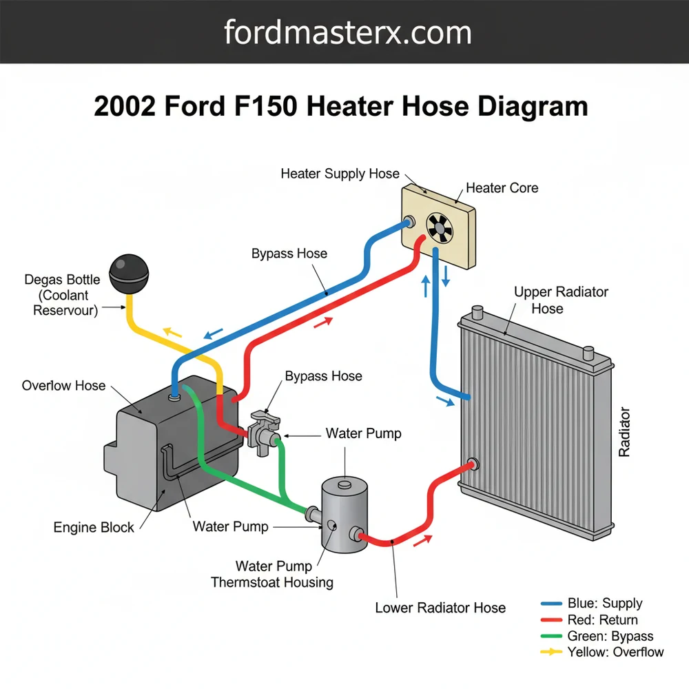 Ford F150 Heater Hose Diagram: Visual Layout Guide