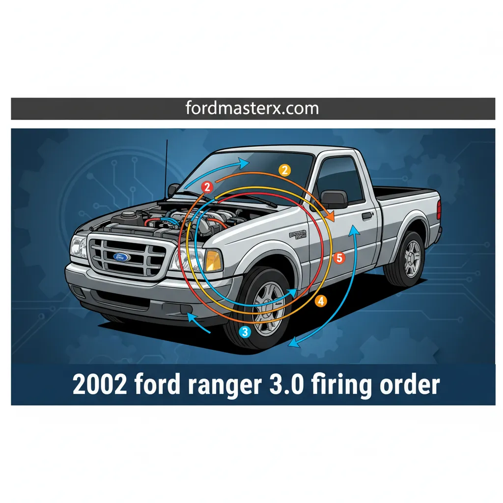 2002 ford ranger 3.0 firing order