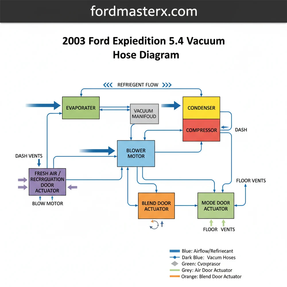 Ford Expedition 5.4 Vacuum Hose Diagram: HVAC Guide