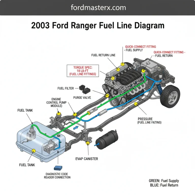 2003 ford ranger fuel line diagram diagram with labeled components and explanations
