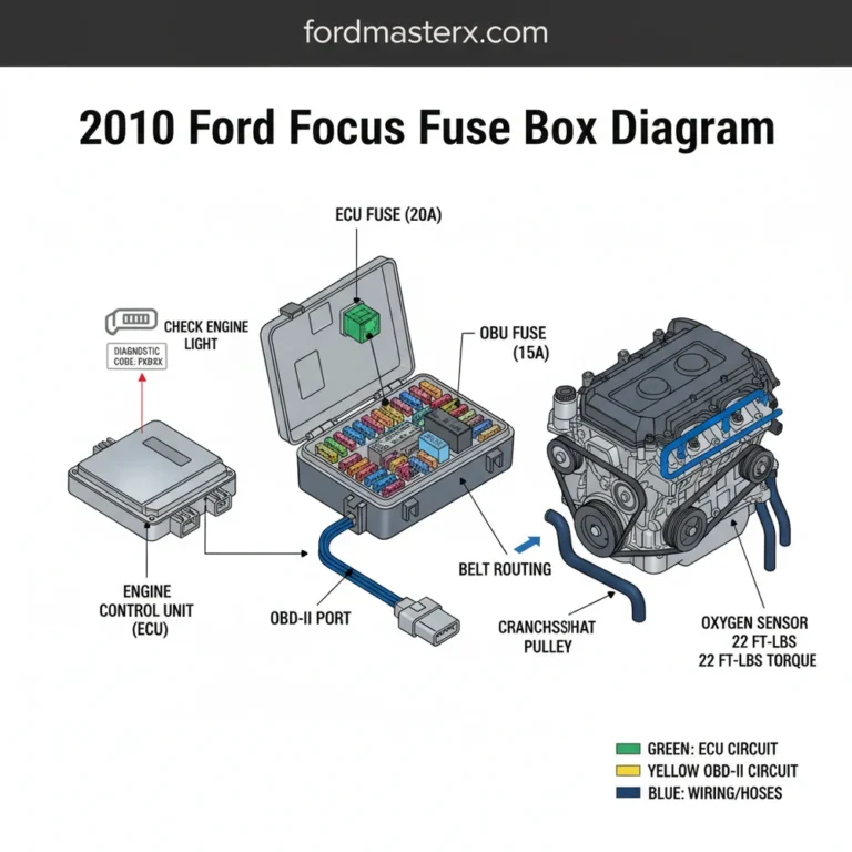 2010 ford focus fuse box diagram diagram with labeled components and explanations