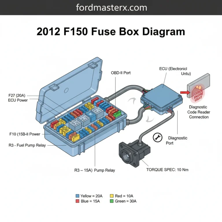 2012 f150 fuse box diagram diagram with labeled components and explanations