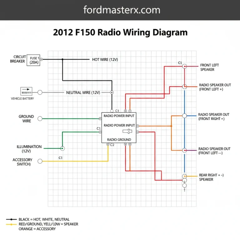 2012 f150 radio wiring diagram diagram with labeled components and explanations