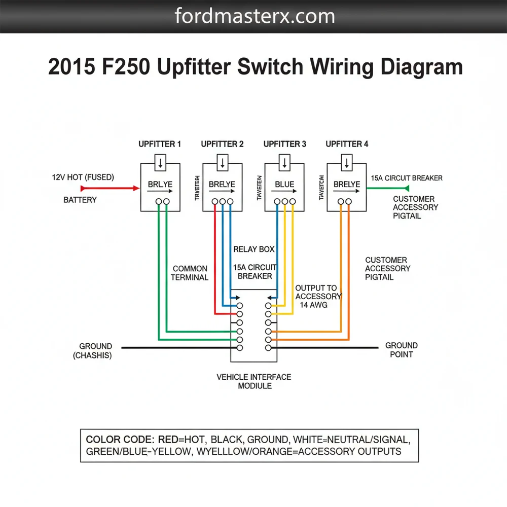 F250 Upfitter Switch Wiring Diagram: Easy Setup Guide