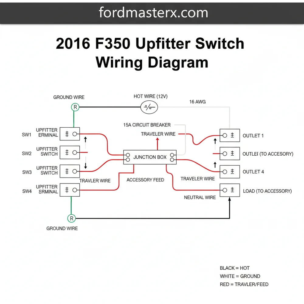 F350 Upfitter Switch Wiring Diagram: Easy Setup Guide