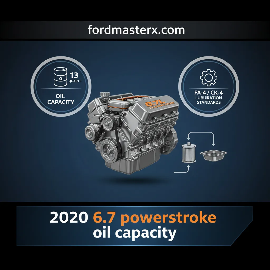 2020 6.7 powerstroke oil capacity