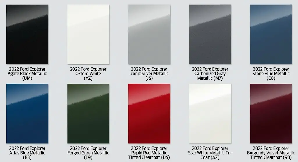 2022 Exterior Palette