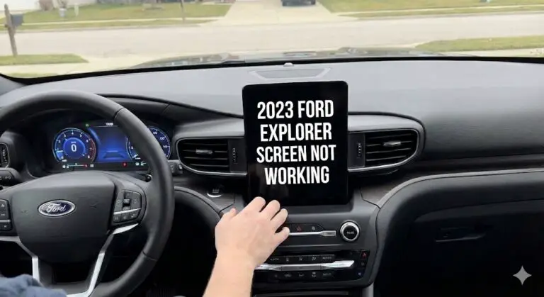 2023 ford explorer screen not working