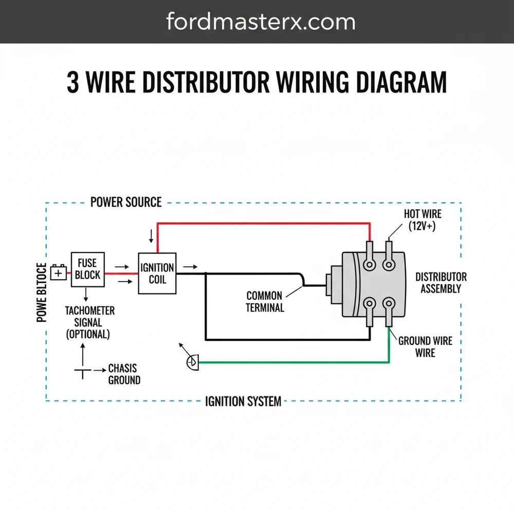 3 Wire Distributor Wiring Diagram: Easy Setup Guide