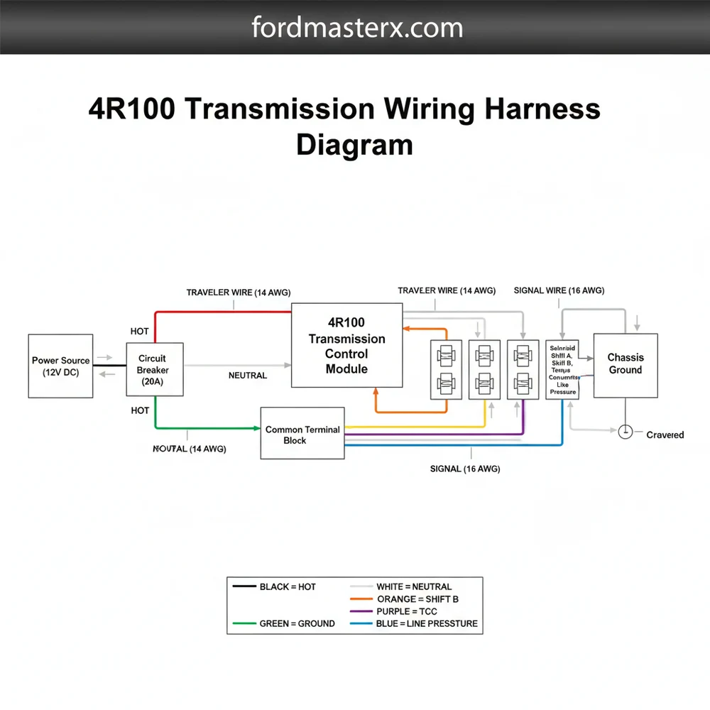 4R100 Transmission Wiring Harness Diagram: Easy Setup Guide