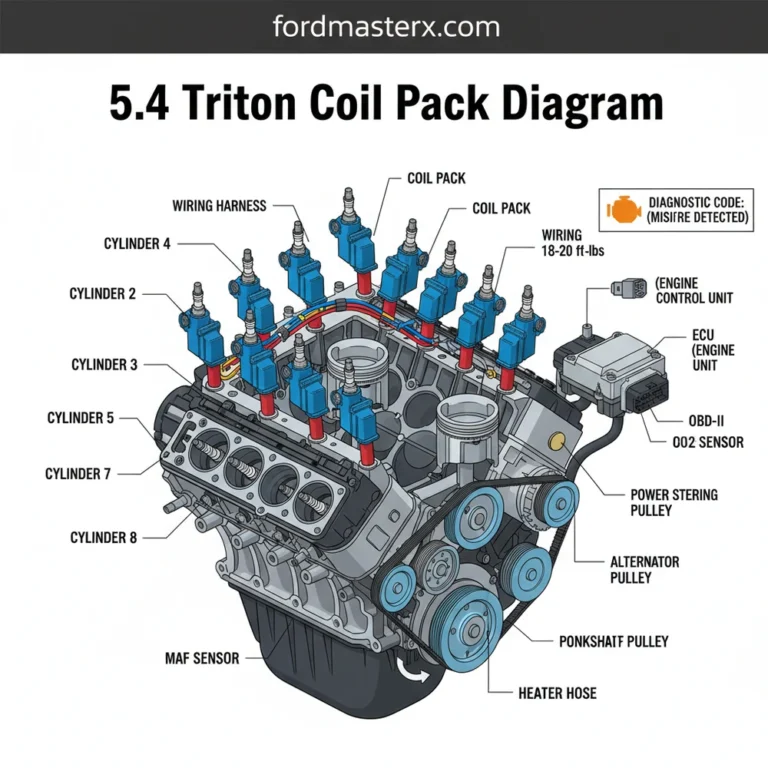5.4 triton coil pack diagram diagram with labeled components and explanations
