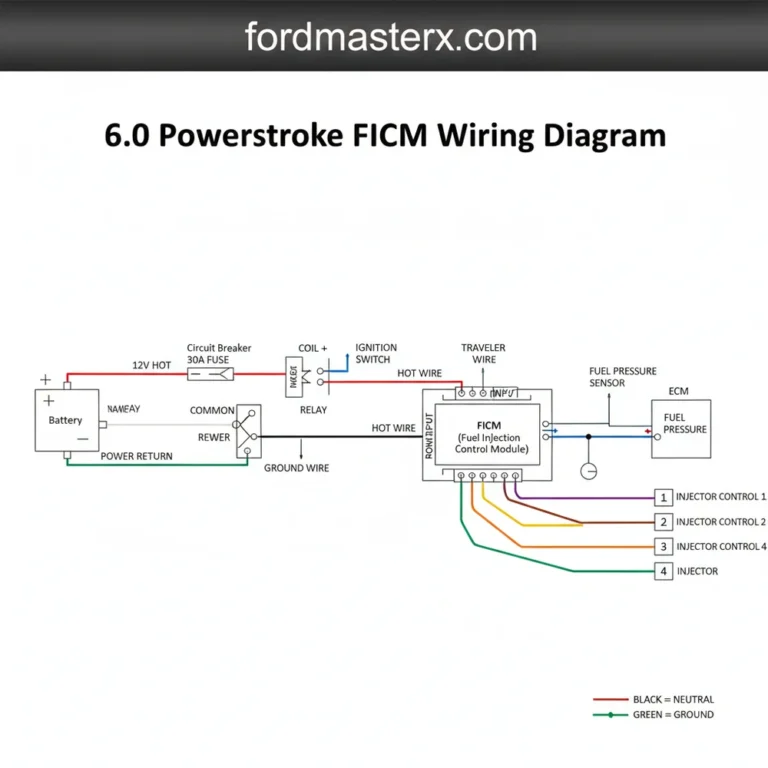 6.0 powerstroke ficm wiring diagram diagram with labeled components and explanations