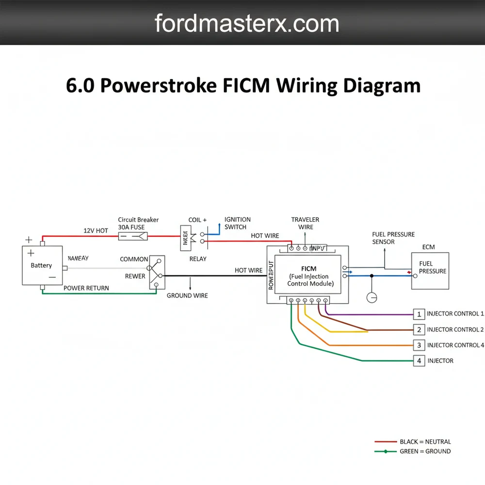 6.0 Powerstroke FICM Wiring Diagram: Easy Setup Guide