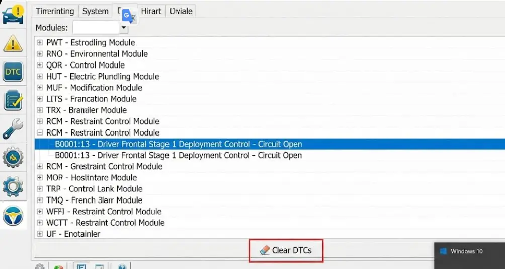 Diagnostic and Reset Procedure