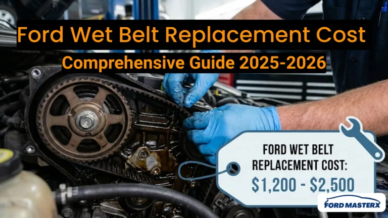 Ford Wet Belt Replacement Cost