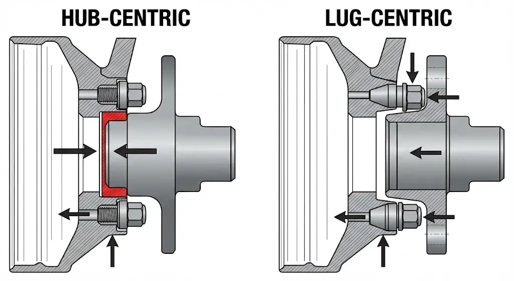 Hub-Centricity vs. Lug-Centricity
