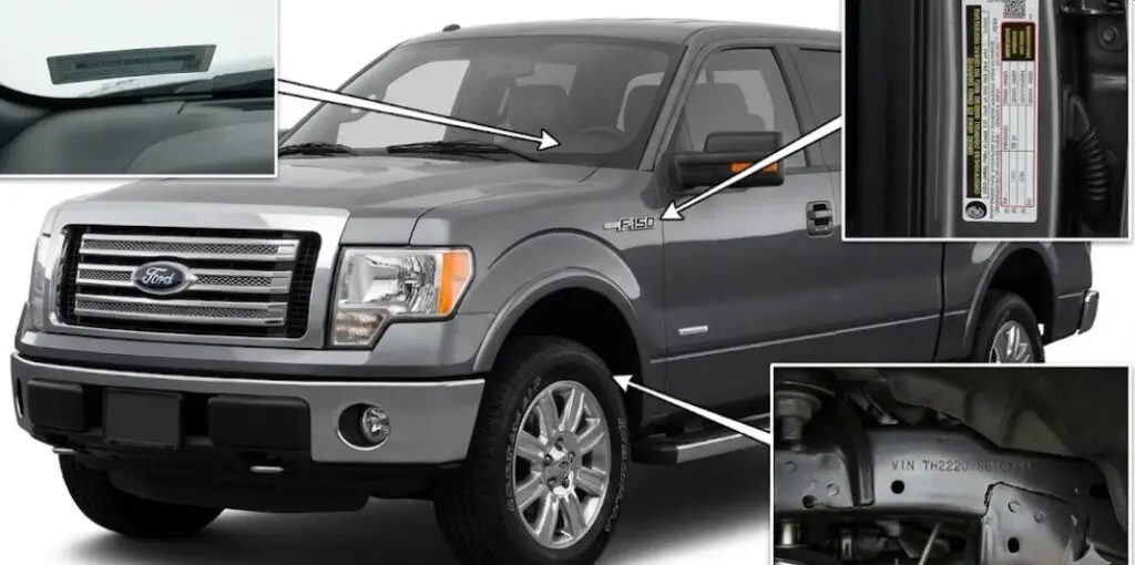 Locations of the VIN